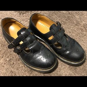 Doc Marten Mary Janes Black Heart